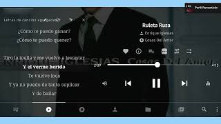 Ruleta Rusa - Enrique Iglesias (Letra)