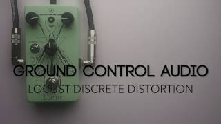 Ground Control Audio Locust Discrete Distortion Guitar Effects Pedal Demo