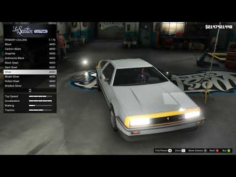 GTA 5 - Making the DeLorean DMC-12 from Back to the Future. (Deluxo)