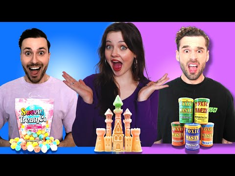 TikTok Candy vs. Sour Candy vs. Spicy Candy Challenge with Rutger & Thomas! - BIBI