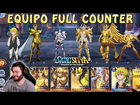 FULL COUNTER TEAM (AND A GOAT)! PASSIVE DEATH! Saint Seiya Awakening KOTZ