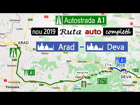 2019 ruta Arad-Deva A1 ultima deschisa (urmatoarea in 2020)