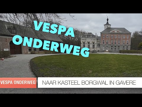 Vespa GTS 125 roadtrip to Borgwal Castle - DJI mini 2 first flight