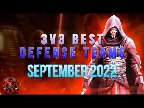 Tips for Building the Best 3v3 GAC Defense Teams  #SWGOH #GA #3v3