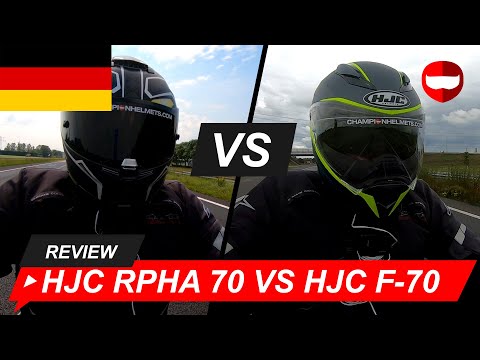 HJC RPHA 70 vs F70 Straßentest- ChampionHelmets.com
