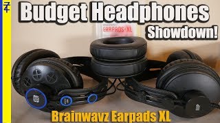 Monoprice Retro vs Presonus HD7 featuring Brainwavz Earpads