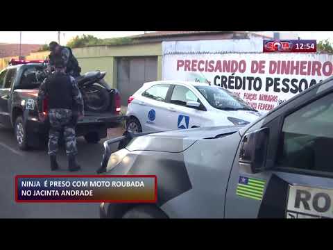 ROTA DO DIA 21 01 2020  Homem eÌ preso com moto roubada no Jacinta Andrade
