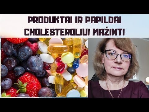 Kokie produktai ir papildai mažina cholesterolį