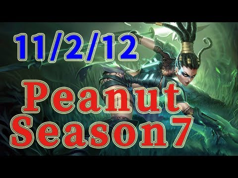 SKT T1 Peanut Nidalee Jungle vs Leesin Patch 7.11