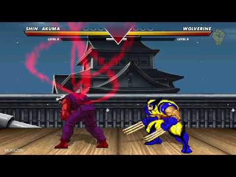 SHIN AKUMA vs WOLVERINE  - Must See MOST EXTREME EPIC Fights!