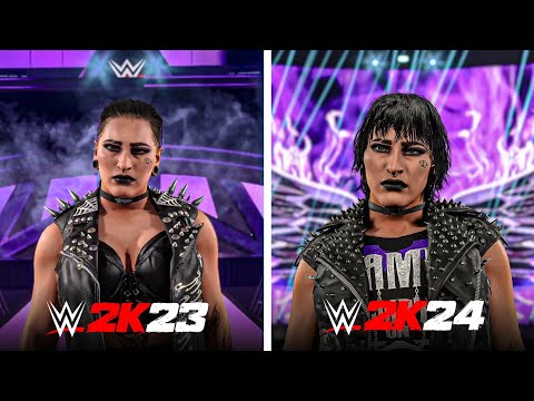 WWE 2K24 vs WWE 2K23 First Graphic Comparison