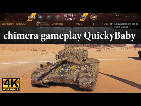 Chimera Gameplay QuickyBaby Style | 7079 DMG, 4 Kills, 1069 XP | WoT 4K Ultra HD Battle!