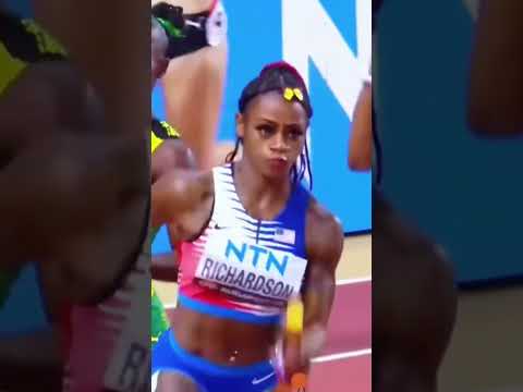 my name its sha Carri #youtubeshorts #trackandfield
