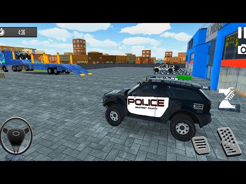 Cargo Airplane Police SUV Vehicle Transporter Sim | Android iOS Gameplay