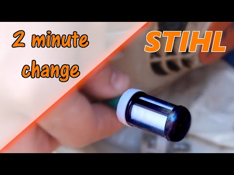 Stihl Strimmer Fuel Filter Change | Under 2 minutes (UK)
