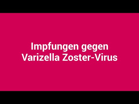 🏃‍♂️1️⃣❗ Impfungen gegen Varizella-Zoster-Virus (Varizellen-Impfung, Herpes Zoster-Impfung)