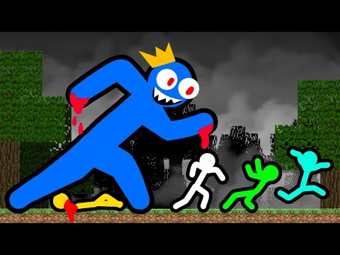 Stickman VS Minecraft: Rainbow Friends.EXE - AVM Shorts Animation