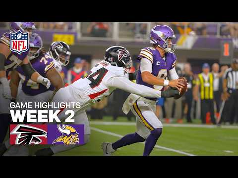 Atlanta Falcons vs Minnesota Vikings Game Highlights | 2025 NFL Season Week 2