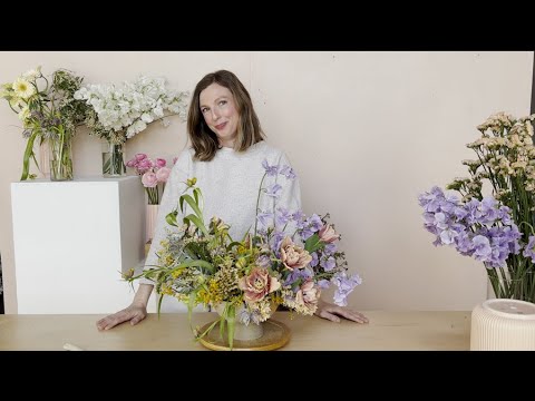 How to design a whimsical, artistic Spring floral centerpiece