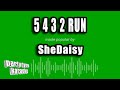 SheDaisy - 5 4 3 2 Run (Karaoke Version)
