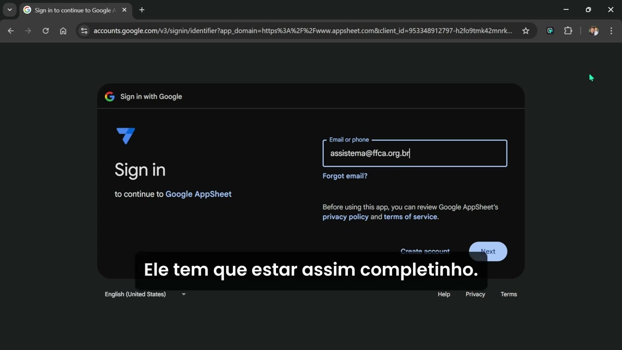 Erro Comum ao Acessar