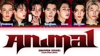 Download lagu [AI COVER] How Would ENHYPEN (OT7)  Sing 'ANIMAL' By KATSEYE | Color Coded Lyrics mp3
