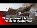 Woning verwoest bij grote brand in Me Gusta in Oosterhout