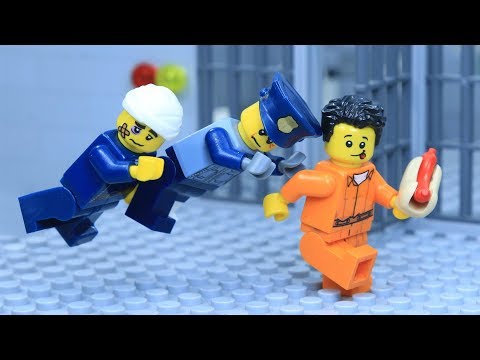 Lego Prison Break: Become A Super Hero After Robbery A Hotdog