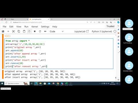 Part 1 Array Python Array Tutorial How To Create And Use Arrays In Python With Examples