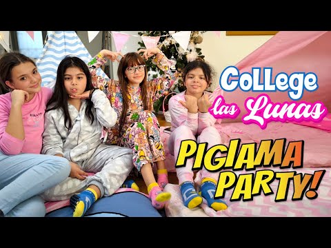 THE GIRLS OF COLLEGE LAS LUNAS PAJAMA PARTY ❤BFF❤ CHRISTMAS HOLIDAYS (Ep9 St1 La BULLA VS SOFI)
