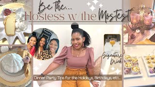 How to Host a Dinner Party at Home | Dinner Party Tips |Menu Planning & Prep|Getting the House Ready