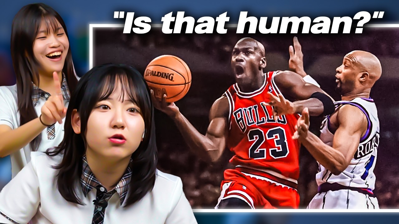 Korean Teen Girls Shocked By NBA 'NOT HUMAN' Moments | 𝙊𝙎𝙎𝘾
