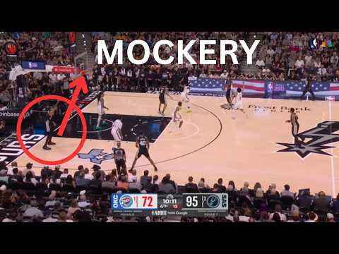 VICTOR WEMBANYAMA is making a complete mockery out of the best team in the NBA