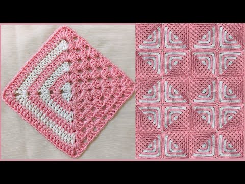 Crochet Tile Design 👉super cool Pattern for Beginner's @sara1111 