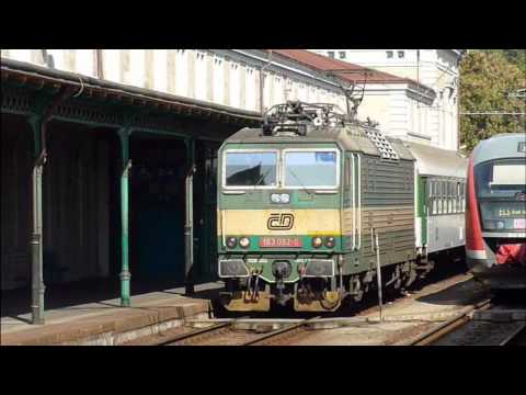 [HD] Vlaky v Děčíne hlavní nádraží / Trains in Czech Republic / Züge in Decin Hbf.