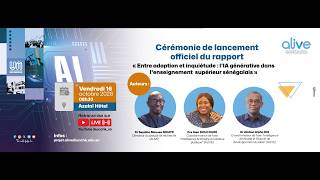 ALIVE : Lancement du rapport national sur l'IA générative dans l'enseignement su