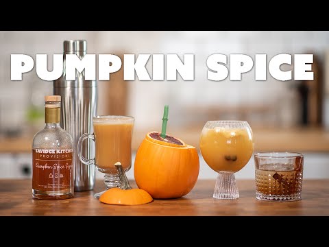 Pumpkin Spice Drink Recipes | EASY COCKTAILS & MOCKTAILS