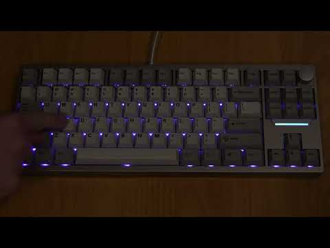 Epomaker P87 LED Lighting Exemplification