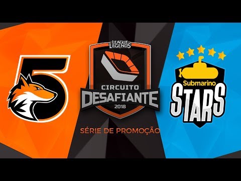 5Fox vs Submarino Stars - Jogo 1 - Série de Promoção - CD 2018: Primeira Etapa