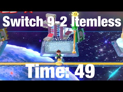 9-2 Itemless Speedrun In 49 IGT (Former WR) : Super Mario 3D World + Bowsers Fury