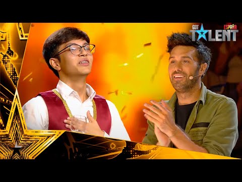 This contestant's UNEXPECTED VOICE gives him the GOLDEN PASS | Auditions 8 | Spain's Got Talent 2021