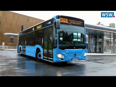 Probefahrt im neuen Busbahnhof Döppersberg