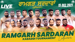 Ramgarh Sardaran (Ludhiana) Kabaddi Tournament 15 Dec 2021