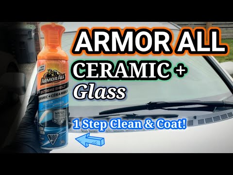 ARMOR ALL EXTREME SHIELD + Ceramic Glass Cleaner & Coating Review | How To Clean and Coat Glass
