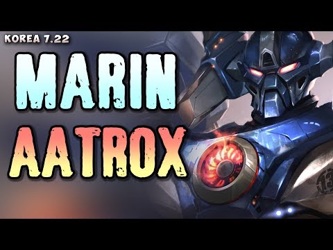 AFS MaRin plays Aatrox top v Rumble matchup - Korean SoloQ patch 7.22