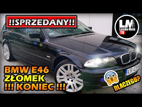 BMW E46 ZŁOMEK SPRZEDANY BEZ OTOMOTO !!! KONIEC !!! JAK DO TEGO DOSZŁO, NIE WIEM ;)