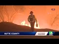 Lack of wind helps crews battling deadly Bear Fire