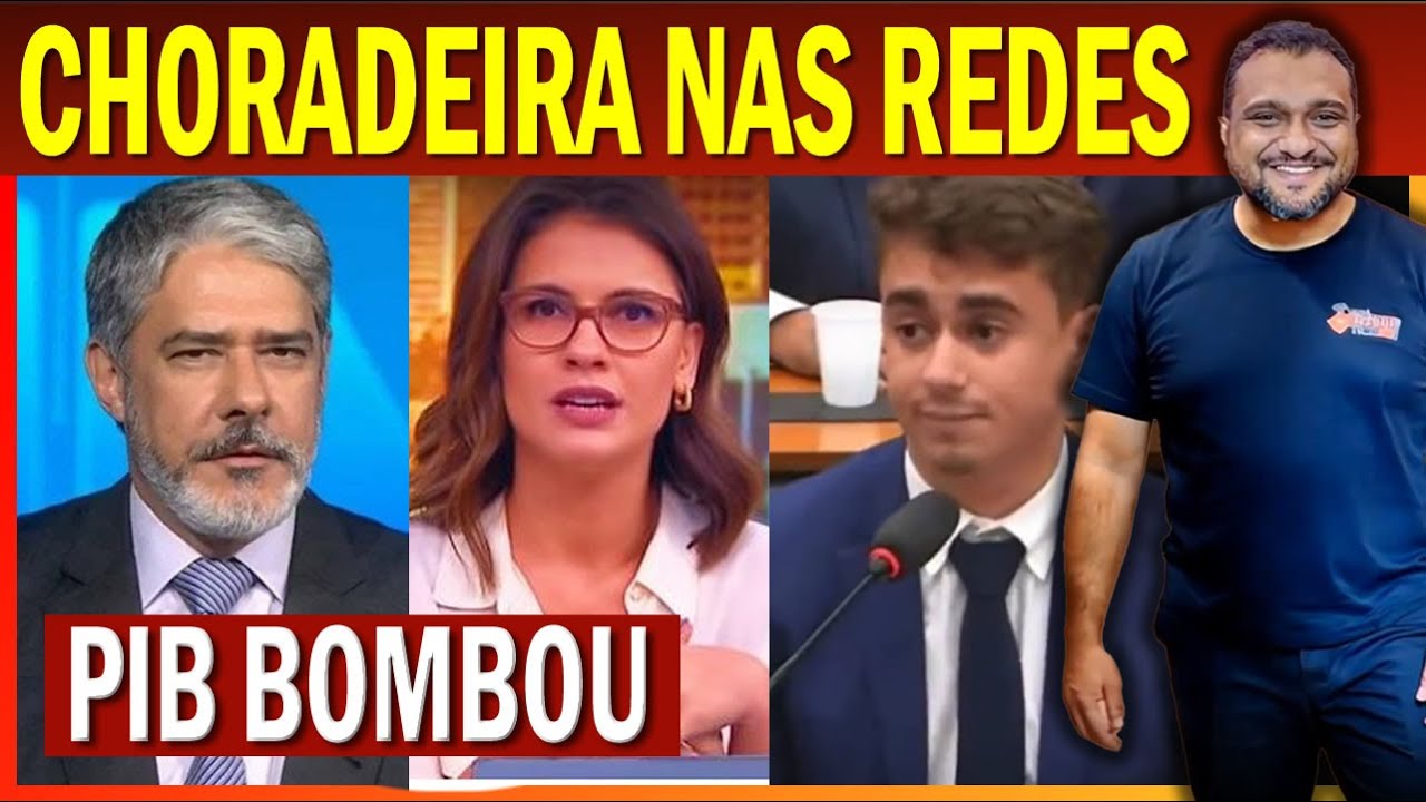 PIB Brasileiro BOMBA no Jornal Nacional e na CNN, Chupetinha DESMENTIDO e General Heleno EM PÂNICO