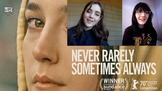 Talia Ryder & Sidney Flanigan Interview - Never Rarely Sometimes Always video
