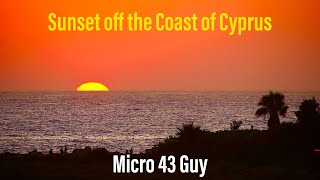 Shooting Sunset off the Coast of Cyprus Shooting M43
